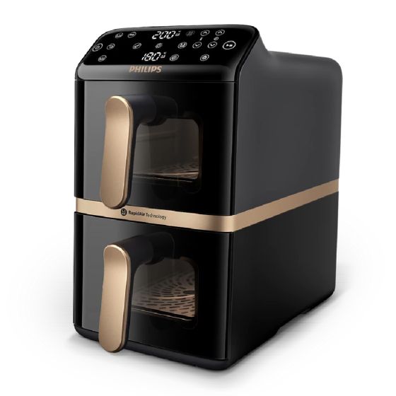 飛利浦 - 雙層可透視健康空氣炸鍋 10L NA462/79 CR-NA462_79