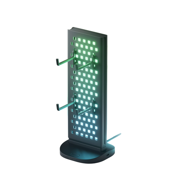 Nanoleaf - Pegboard Desk Dock with Lamp & USB-C Hub