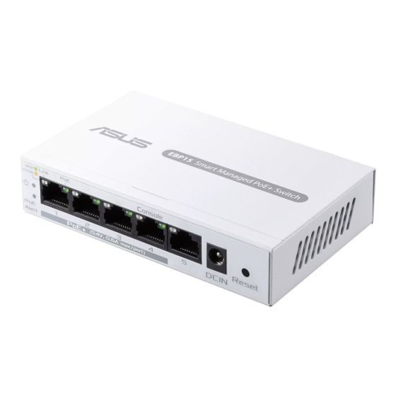 ASUS - ExpertWiFi EBP15 具 5 埠 GbE 智慧網管 PoE+ 交換器 ( NE-AEBP15 ) NE-AEBP15