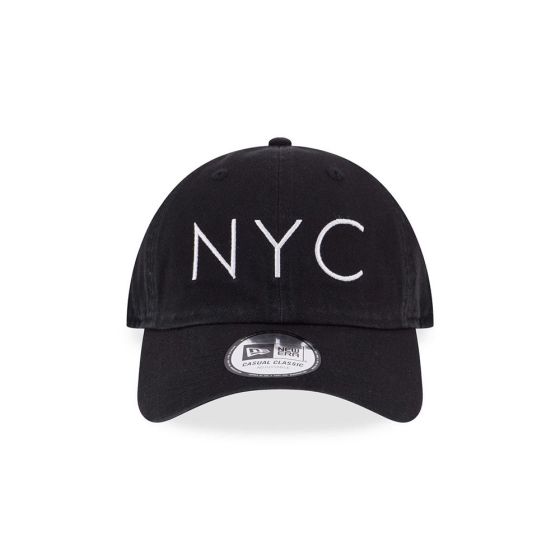 New Era - Casual Classic NYC 字樣帽 – 黑色