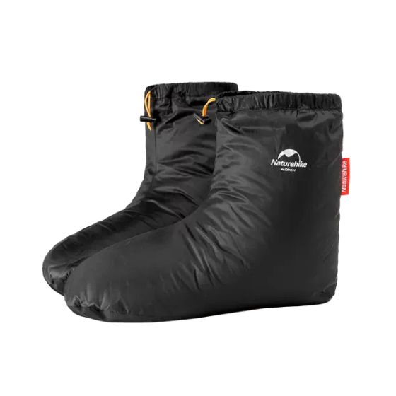 Naturehike - 防水室內白鴨絨保暖鞋套．防潑水．90%絨量 NHK14-DUCK-BK011_MO