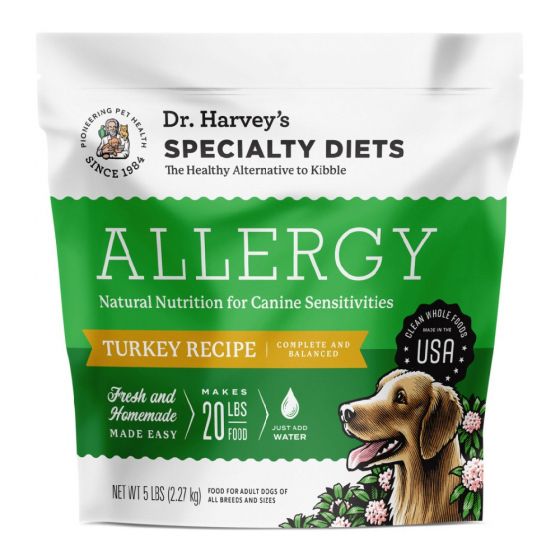 Dr. Harvey's - Allergy 天然營養無穀物火雞味 狗糧 (適合有過敏的狗狗) 5lb (2.27kg) NNFCSAT