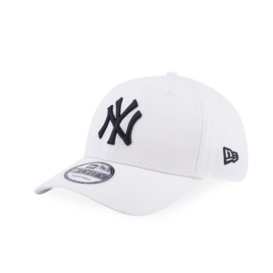 New Era MLB New York Yankees 9Forty 棒球帽 - 白色黑字