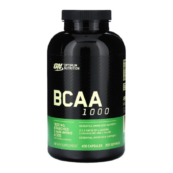 Optimum Nutrition - ON BCAA 1000 支鏈氨基酸丸 - 400粒 CR-ON-BCAA1000-400