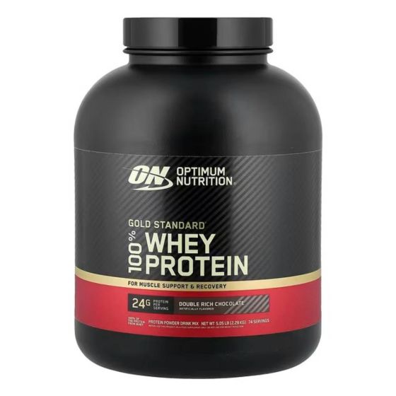 Optimum Nutrition - 金裝乳清蛋白粉 5磅 - 雙重特濃朱古力 CR-ON-GSW-DRCHO5