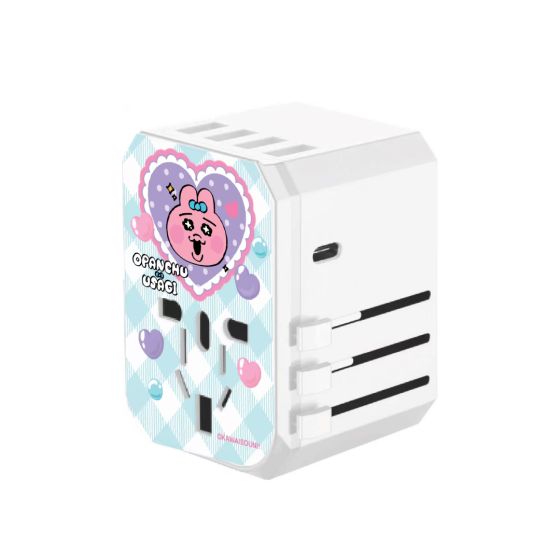 Anichi - Verbatim x OPANCHU USAGI 5 Port 5.6A通用旅行轉插 - 017 CR-OU017
