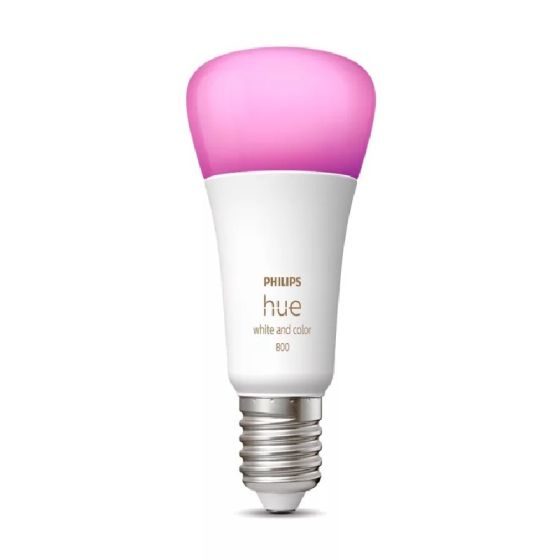Philips - Hue 11W A60 E27 藍牙智能燈泡 (白光+彩光)
  P-929002468813