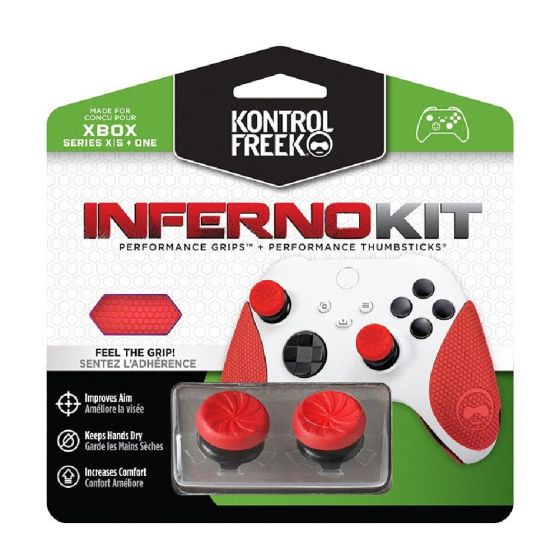 KontrolFreek - Inferno Kit Performance Grips + Thumbsticks 防滑貼+搖桿帽套裝 (XBOX SERIES XIS/ONE) PD-17577
