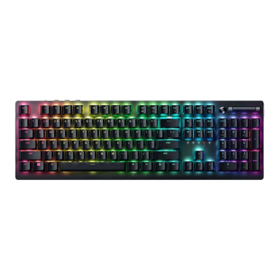 Razer - DeathStalker V2 Pro RGB 光學矮軸無線遊戲鍵盤 (黑色 - 有聲光學紫軸) PD-27095