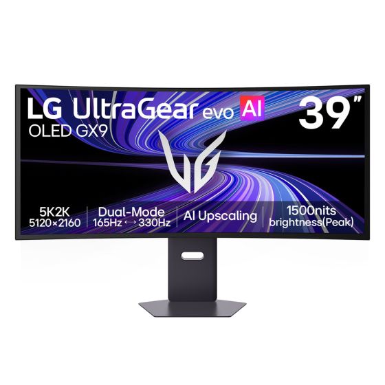 LG - UltraGear evo GX9 39吋 雙模式(2K@330Hz/5K@165Hz) Hyper OLED 曲面電競顯示器(39GX950B-B) PD-47991