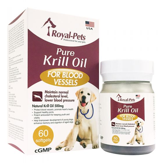 Royal-Pets - 純正磷蝦油丸 60粒軟膠囊 PE-RO07