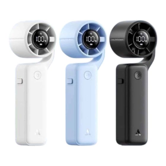 Aecooly - PF04 Portable Handheld Fan (Black/Blue/White)