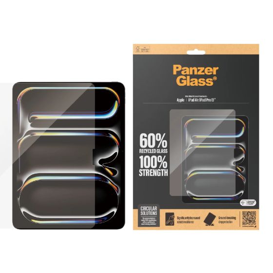 PanzerGlass™ – 耐衝擊 防刮 高清螢幕保護貼適用於iPad Pro 13"(M4 /Air 13"(M2) PG-2835
