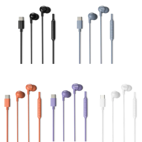 Philips - TAE2100 in-ear Wired Earphones (5Colors)