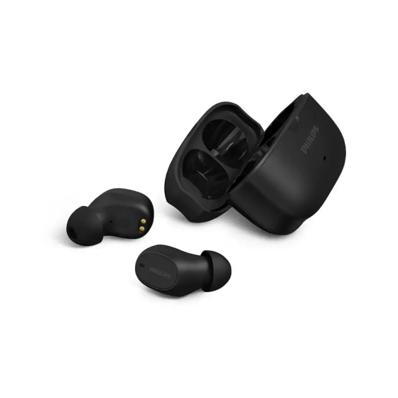Philips - 2000 series ANC True Wireless Bluetooth Earbuds - TAT2500BK/97