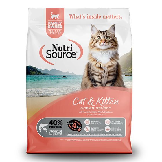 Nurti Source - 幼貓 & 成貓海洋精選無穀物貓糧 4LB PL073893281054