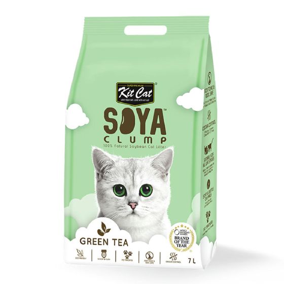 Kit Cat - 豆腐貓砂(綠茶) 7L (3件) CR-PL8858788709347