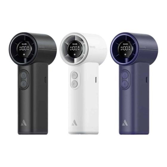 Aecooly - PM2 Portable High-Speed Misting Fan (Navy/Black/White)