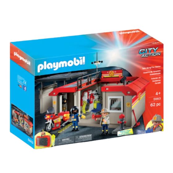 Playmobil - 城市行動 - 攜帶消防站 (5663) PM5663
