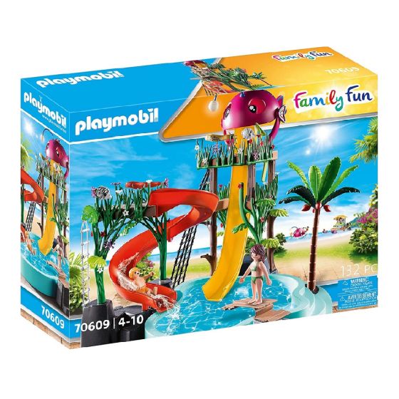 Playmobil - 帶滑梯的水上樂園 (70609) PM70609
