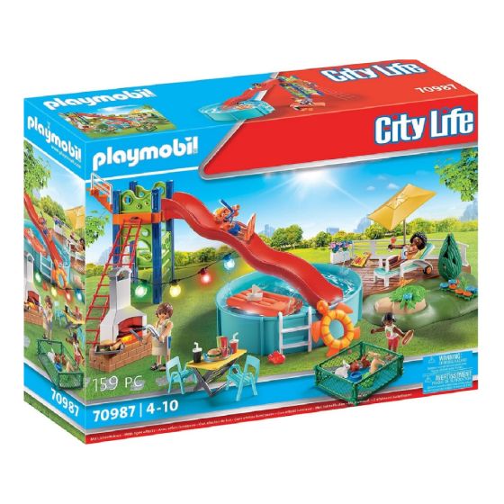Playmobil - 現代家庭泳池派對 (70987) PM70987