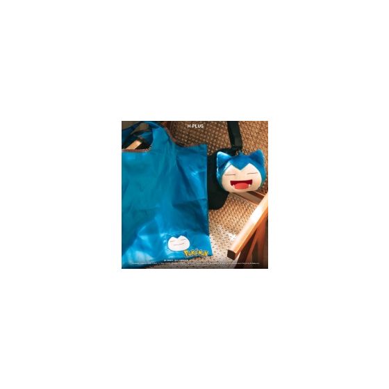 Pokémon - 卡比獸刺繡購物袋(大) 連造型毛絨小袋 POKE12
