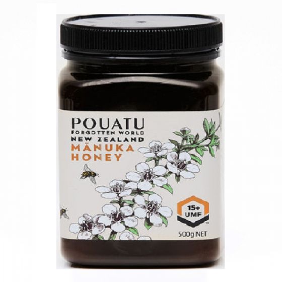 Pouatu - UMF15+ 500g 麥蘆卡蜂蜜 (有效期至28 Feb 2023) POU002