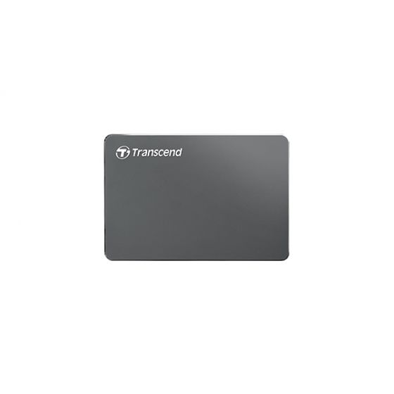 Transcend StoreJet 25C3N 輕 薄、可攜式外接硬碟 - 2TB / 鐵灰色 (TS2TSJ25C3N) (預計送貨時間: 7-10 工作天)