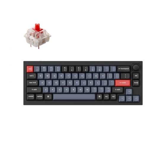 Keychron - Q2 Knob QMK客制化機械鍵盤 (旋鈕版本) (完全組裝 / 準成品) (碳黑色 / 深藍色 / 灰色) Q2-all
