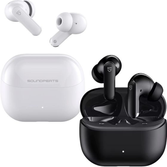 Soundpeats - Q3 Pro Bluetooth 6.0 Hybrid ANC True Wireless Bluetooth Earphone (Black/White)