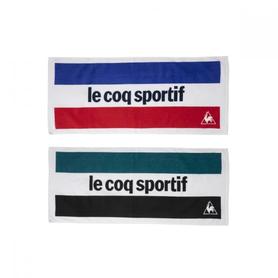 Le Coq Sportif 藍綠色毛巾套裝 (2條) (QMRAJE03) CR-QMARJE03-SET