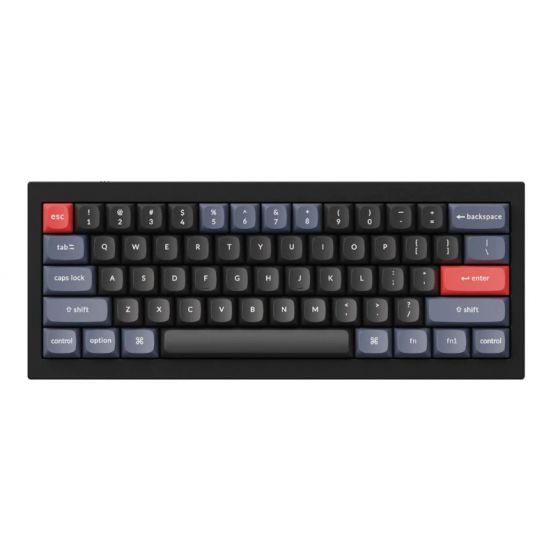 Keychron - Q4 QMK 定制機械鍵盤 (準成品/完全組裝) (碳黑色 / 灰色 / 藍色) QMK-BBN-all