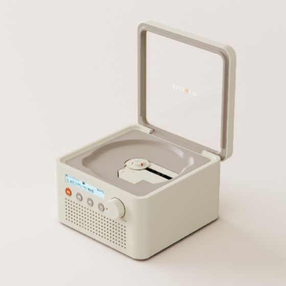 Syitren - R200 復古CD播放機藍牙喇叭 - 白 R200-01