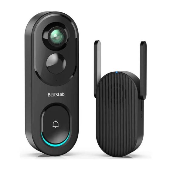 Botslab - R810 2.5K高清VR模式雷達偵測感應無線視訊門鈴 R810Black