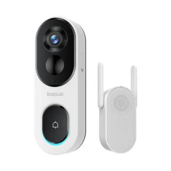 Botslab - R810SE 2K AI 智能無線視訊門鈴 (白色)