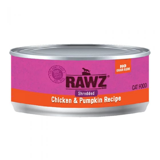 RAWZ - 雞肉南瓜貓用主食罐 85g(3罐裝) RAWZ-SHREDDED-CP-3