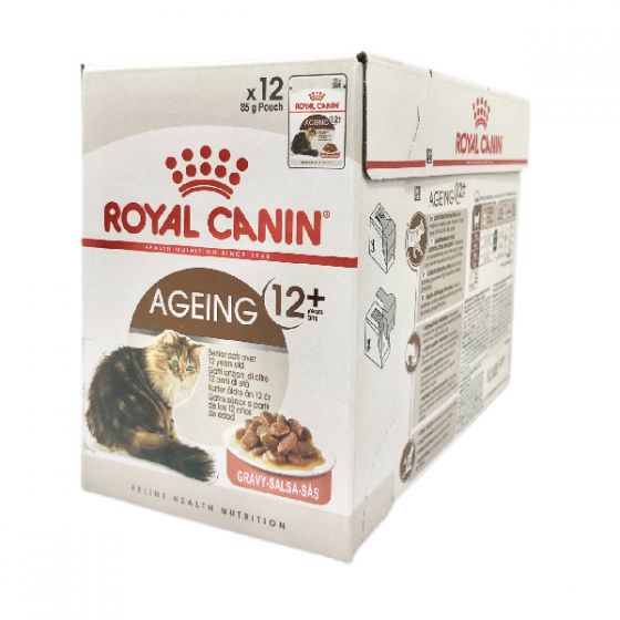 Royal Canin - FHN 老年貓12+營養主食濕糧 (肉汁) (12包盒裝) RC-PCH-AGEING-12
