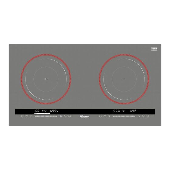 樂信牌 - RIC-SR328/CG 廚房專用雙頭電磁爐 (13A/適合較大櫥櫃空間) RIC-SR328CG