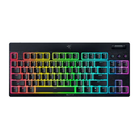 Razer - BlackWidow V4 Low-Profile Tenkeyless HyperSpeed 無線機械式鍵盤 (3軸可選) RZBWV4LPTKLWL-all