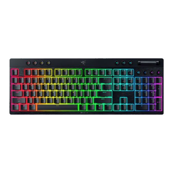 Razer - BlackWidow V4 Low-Profile HyperSpeed 無線機械式鍵盤 (3軸可選) RZWEV4LPWL-all