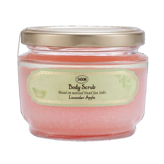 SABON - 薰衣草蘋果死海鹽淨化修護身體磨砂 600克 SABON_LAV_APPLE