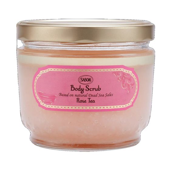 SABON - 玫瑰花茶死海鹽淨化修護身體磨砂 600克 SABON_ROSETEA