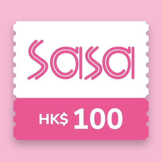 莎莎 HK$100 電子現金券