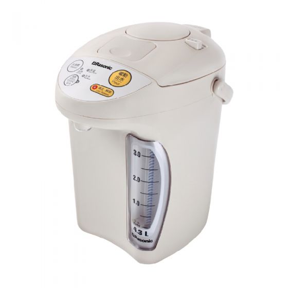 樂信牌 - 電動、碰杯或氣壓出水4.3公升電熱水瓶 SBRTP-W43S