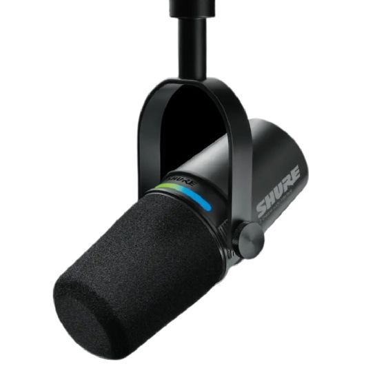 Shure - MV7i 智能雙通道內建音訊介面 XLR USB 專業動圈式麥克風 SHURE_MV7I