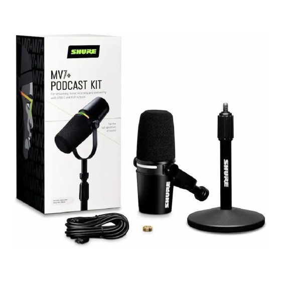 Shure - MV7+ Podcast Kit 主播麥克風 MV7+-K-BNDL SHURE_MV7PKIT_BK