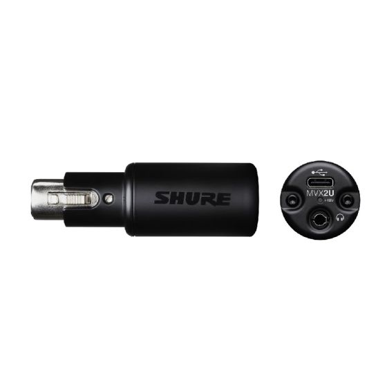 Shure - 舒爾 MVX2U Digital Audio Interface XLR to USB-C 轉換器 SHURE_MVX2U
