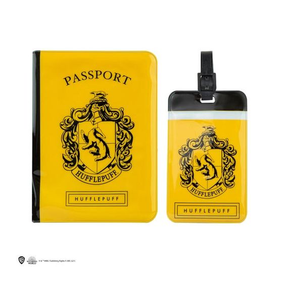 Matrix - Cinereplicas - 哈利波特 - 行李吊牌 + 護照套組 - 赫夫帕夫 CR-HARRY0135