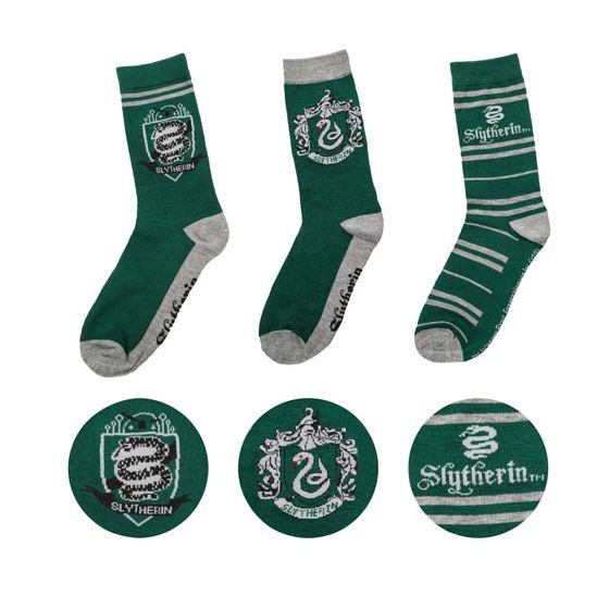 Matrix - Cinereplicas - 哈利波特 - 史萊哲林襪子（3雙組） HARRY0279