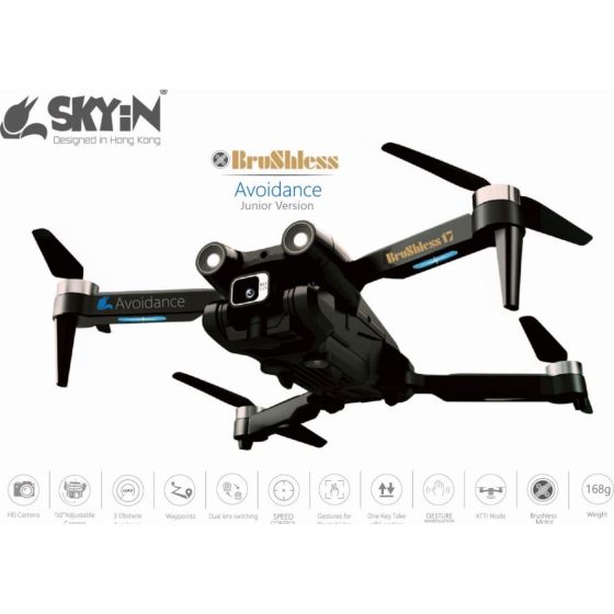 Skyin - 無刷避障航拍機(黑色) skyinBrushless17bk